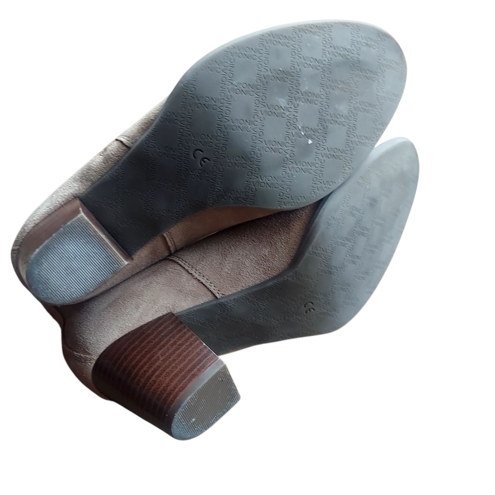 Vionic‎ Tan Ankle Booties with Suede Finish 8 - Picture 6 of 13